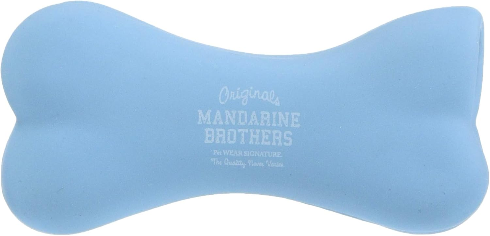Mandarin Brothers Dog Toy Latex Bone Toy/Blue/Blue image number 1