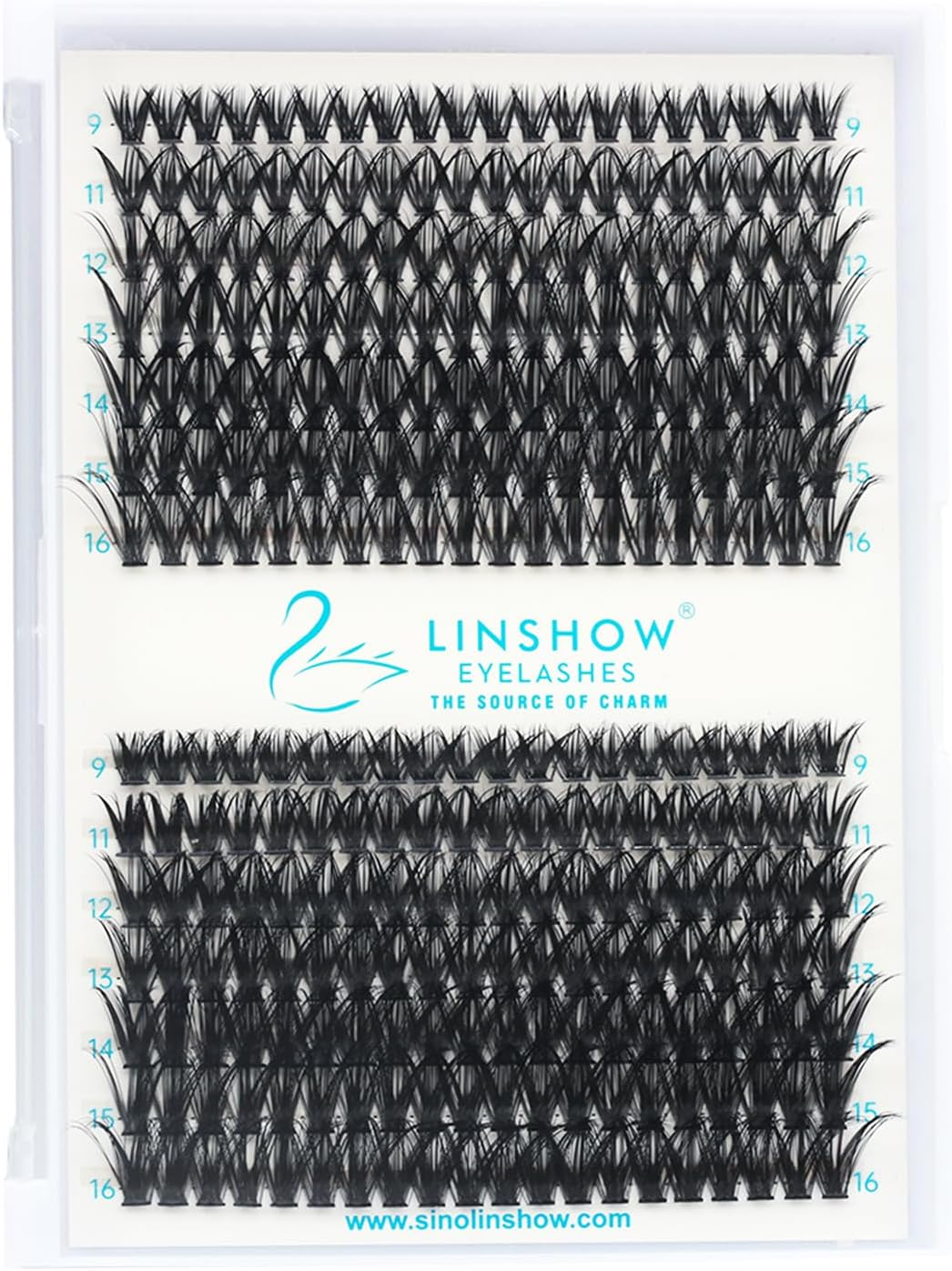 280Pcs Cluster Lashes Faux Mink False Eyelashes 30/40D Mix 9-16Mm C/D Curl DIY Individual Lashes Russia Volume Soft Natural Lashes (40/50D C Curl) image number 5