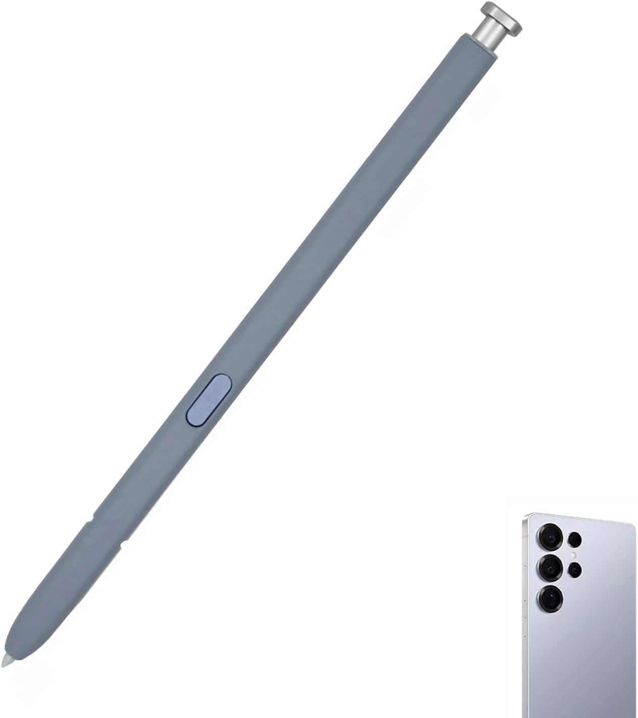 S25 Ultra S Pen Replacement - Compatible for Samsung Galaxy S25 Ultra 5G All Versions, 4096 Pressure Sensitivity Stylus Pen for S25 Ultra (Without Bluetooth) (Light Silver) image number 1