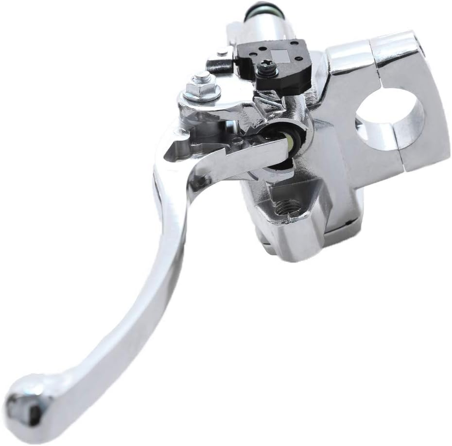 Brake Master Cylinder Lever for Honda NV400 NV600 NV750 VF750 VT250 VT750 VT1100 VT1300 [One Pair. Silver] image number 1
