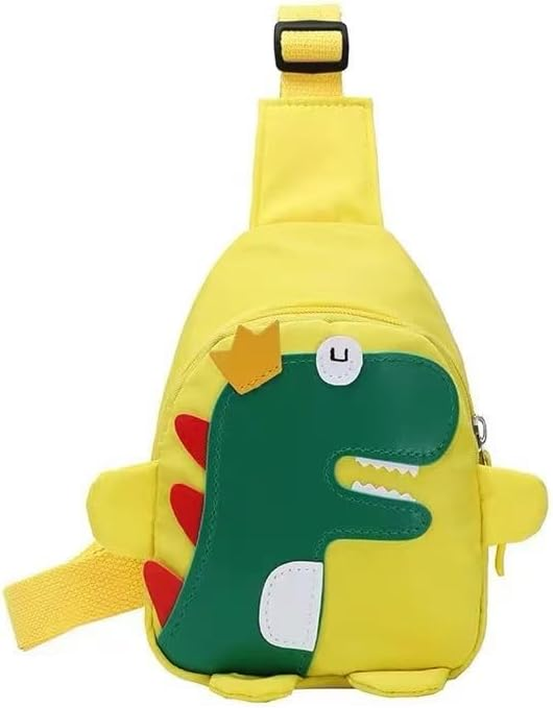 Rivhom Mini Crossbody Bag for Boys, Small Dinosaur Sling Backpack for Kids