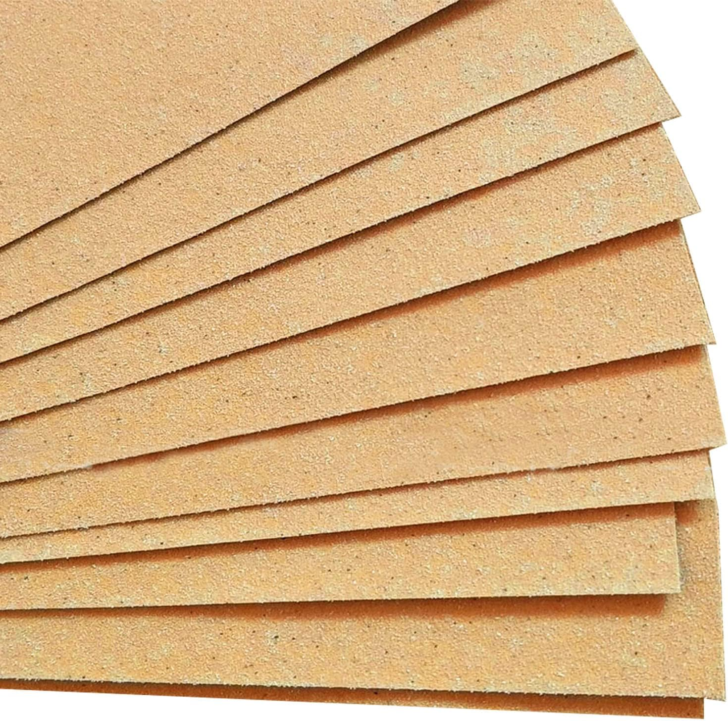 20 Pcs Gravel Paper for Bird Cage, 17X11 Inches Bird Cage Gravel Liner, Bird Grinding Sandpaper, Easy Clean Pet Sandpaper, Calcium Paper with Sea Sand for Birds Parrots Cockatiels(20Pcs Fine Sand) image number 3
