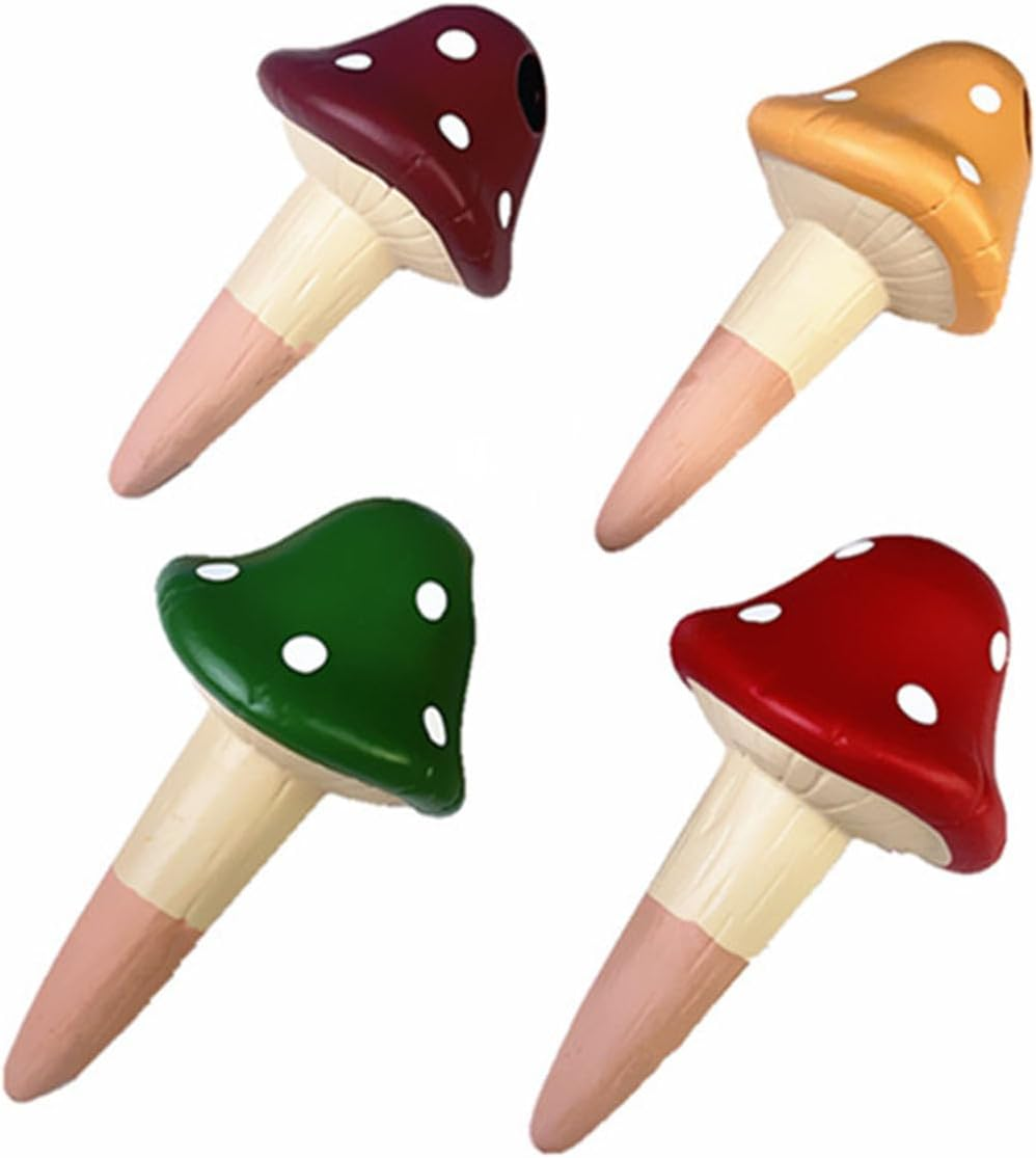 Mushroom Shaped Self Watering Globes 4 PCS Plant Watering Globes for Indoor and Outdoor Plants Self Devices for Indoor Plants image number 4