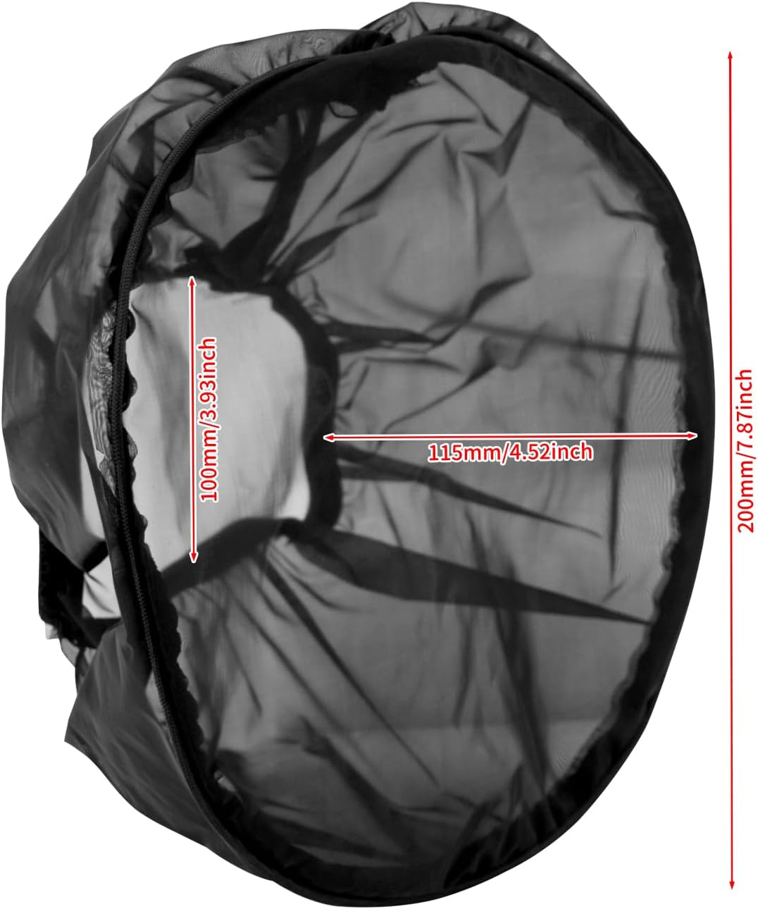 HDBUBALUS Air Filter Rain Sock Air Cleaner Cover Fit for Harley Touring Softail Dyna image number 1