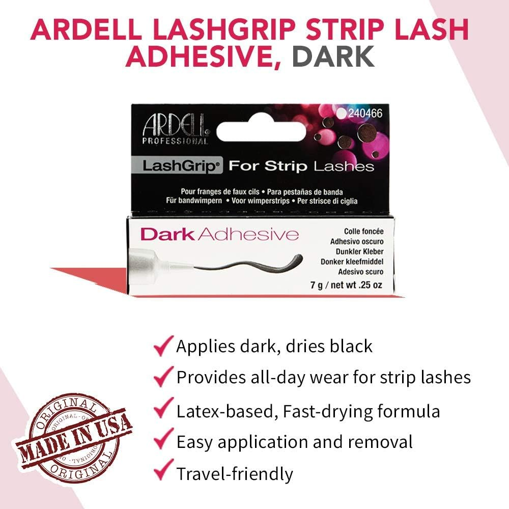 Ardell Lashgrip Strip False Lash Adhesive 2 Pack Original Dark image number 2