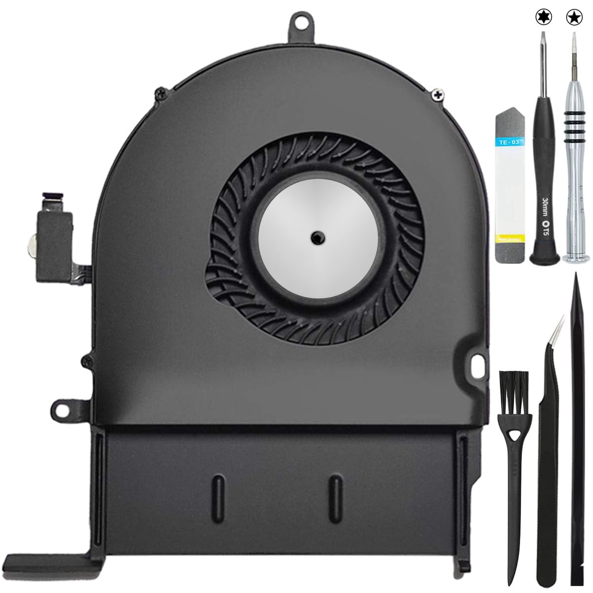 New Laptop CPU Cooling Fan Replacement Cooler Fan Repair Compatible with for Macbook Pro Retina 13" A1502 Series (Late 2013, Mid 2014, Early 2015) with Repair Tool Set image number 3