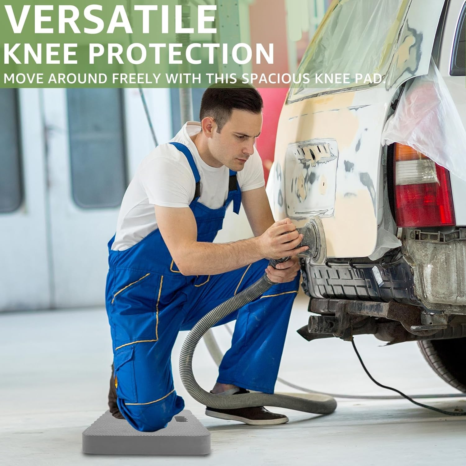 APACALI Pack of 3 Knee Cushions Garden Grey, 43 X 28 X 4 Cm Thick Garden Knee Cushion, Water-Repellent Knee Pad Garden, Knee Cushion, Multi-Purpose Cushion for Work, Yoga, Gardening, Baby Bath image number 6