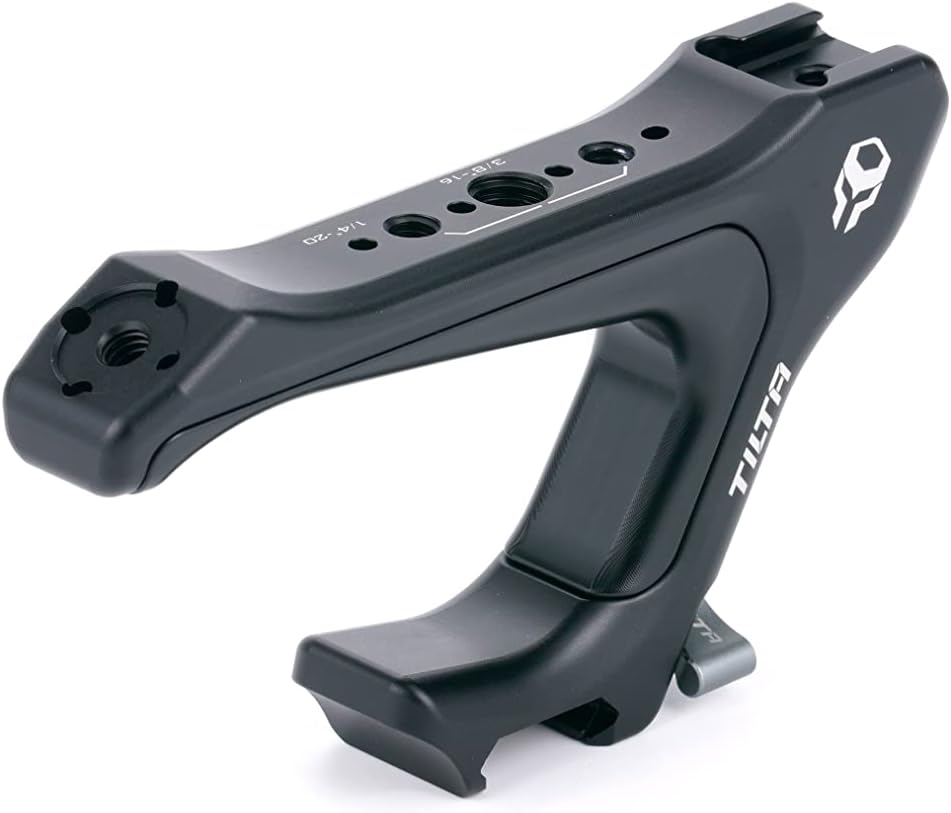 Tilta Compact NATO Top Handle Compatible with Sony A7 IV Full Camera Cage | Secure Cold Shoe Mount | 1/4&rdquo;-20 & 3/8&rdquo;-16 Accessory Points &ndash; Black image number 3