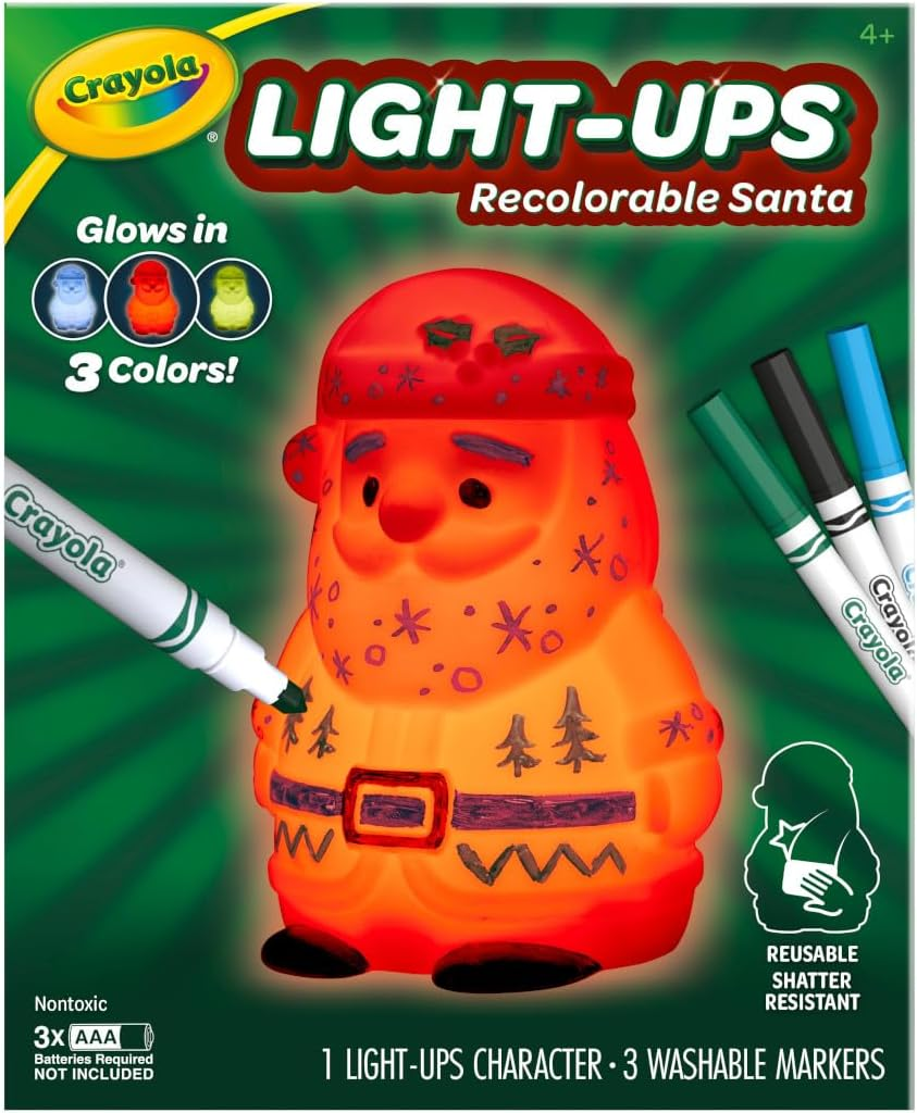 Crayola Light-Ups Recolorable Santa image number 2