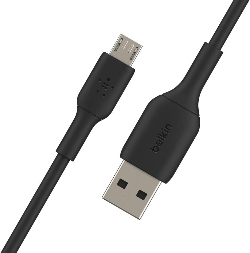 Belkin Cab005Bt1Mbk 3.3-Foot Boost&uarr;Charge USB-A to Micro-B Cable (Black) image number 3