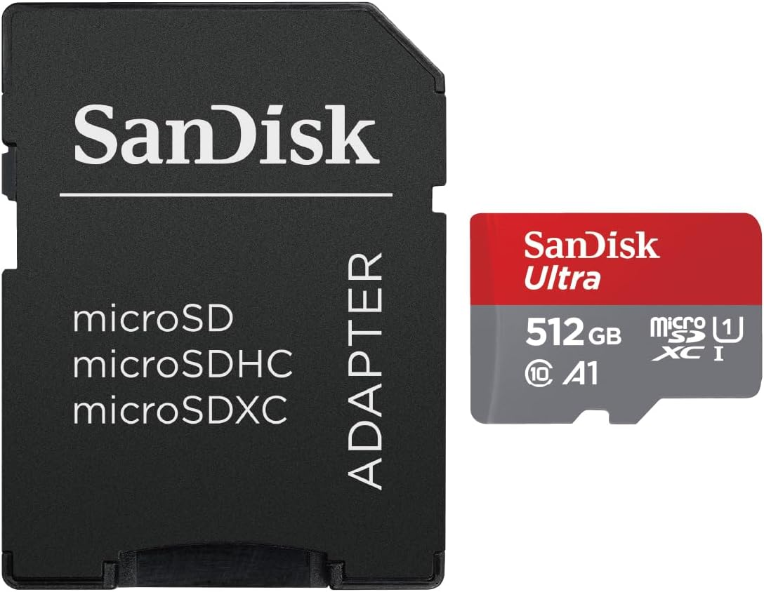 Sandisk Ultra SDSQUAC-512G-GH3MA Microsd Card, UHS-I U1, Class 10, Nintendo Switch, Manufacturer'S Operation Verified, Simple Design Package image number 1
