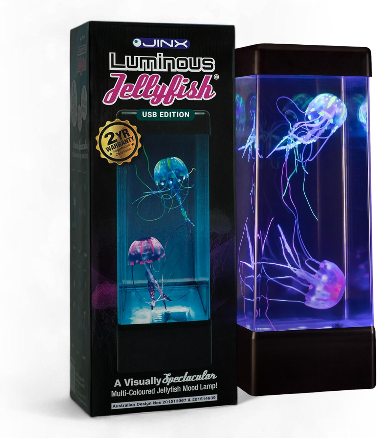 24X7 Nonstop Quiet Operation Premium Large Jinx Luminous Jellyfish Lamp - High-Performance Pump & Multiple Accessory Support - Aquarium Night Light Mood Lamp/Lava Lamp- USB Edition image number 2