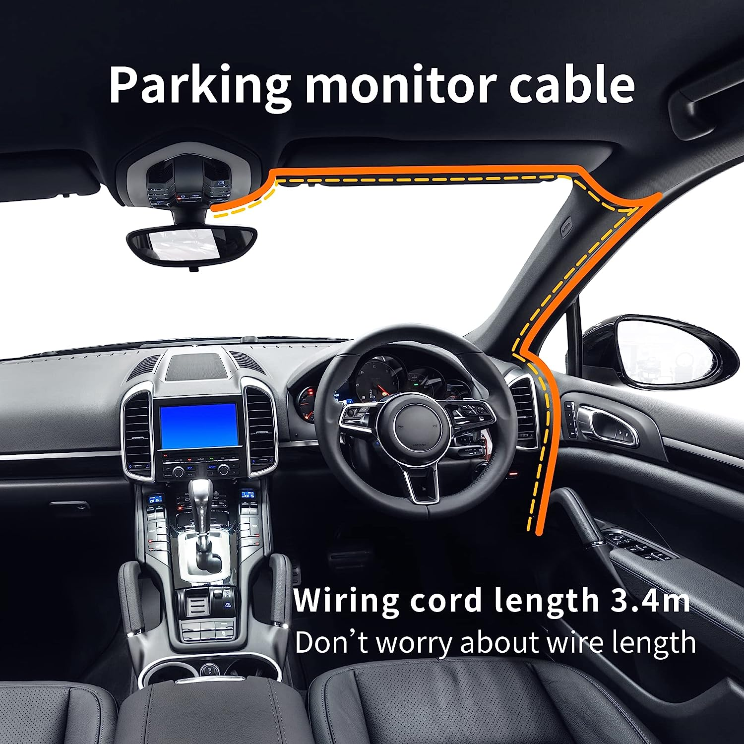 KAWA Dash Cam Hardwire Kit, Compatible with D6 / D5 Dash Cam, Micro USB Port 11Ft Hard Wire Kit, Converts 12V-24V to 5V, 24H Parking Monitor Mode, Low Voltage Protection(Not Adapt to D8 / D10 /MINI 3)