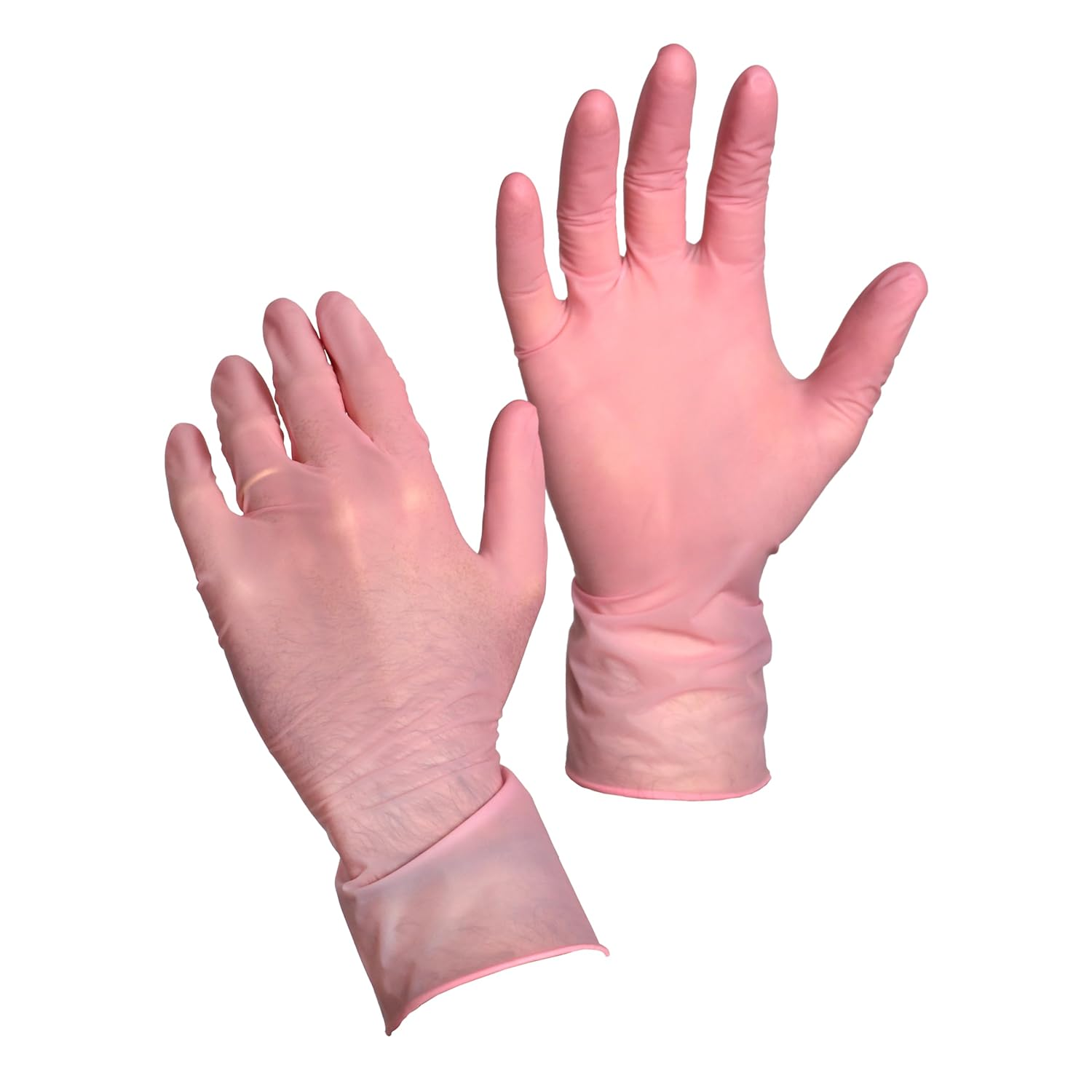 Sabco Nitrile Long Cuff Latex Free Disposable Gloves, Medium (Pack of 24) image number 1