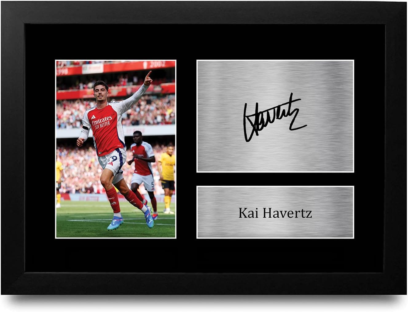 HWC Trading A4 Kai Havertz Gifts Printed Signed Autograph Picture for Football Fans and Supporters - A4