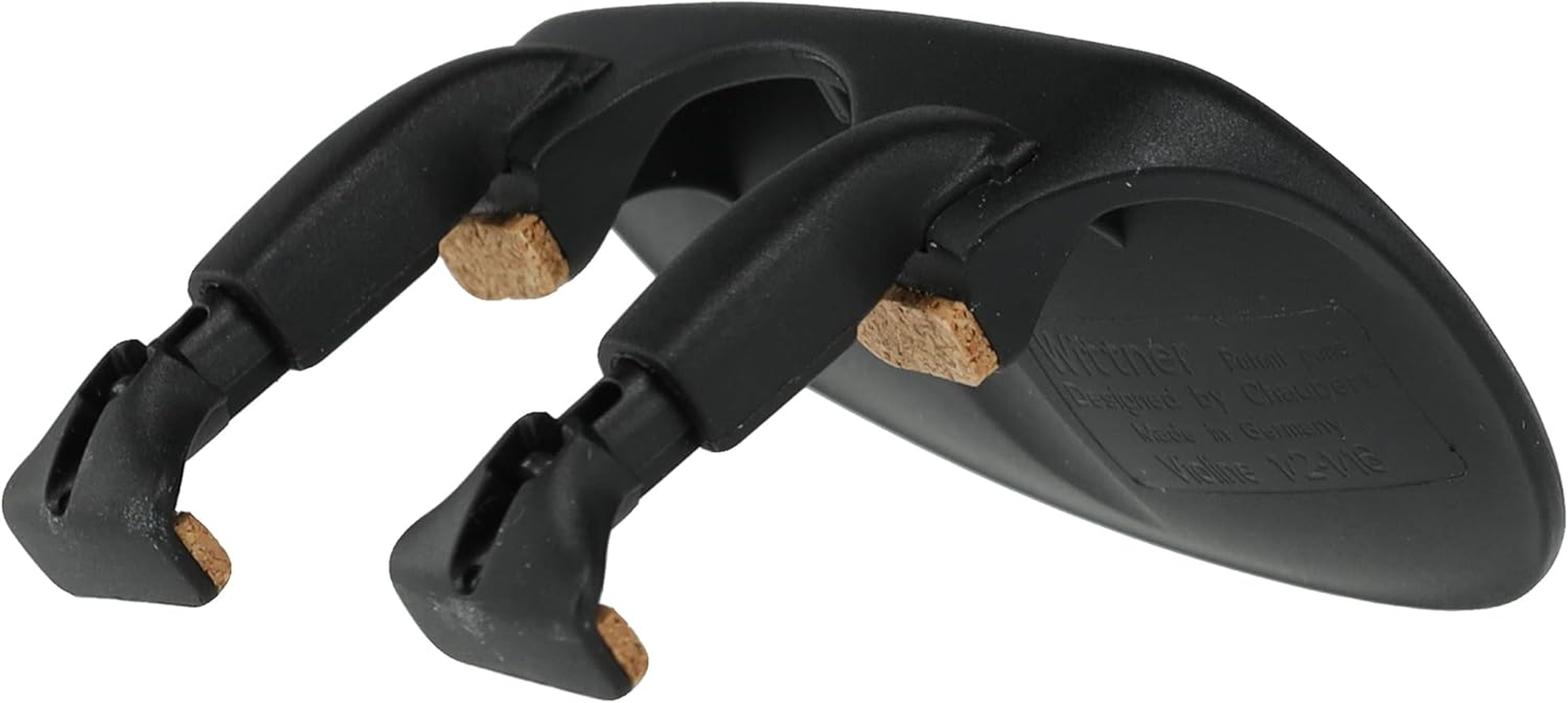 Wittner 7446E 1/2-1/4 Size anti Allergy Violin Centre Fit Chin Rest image number 1