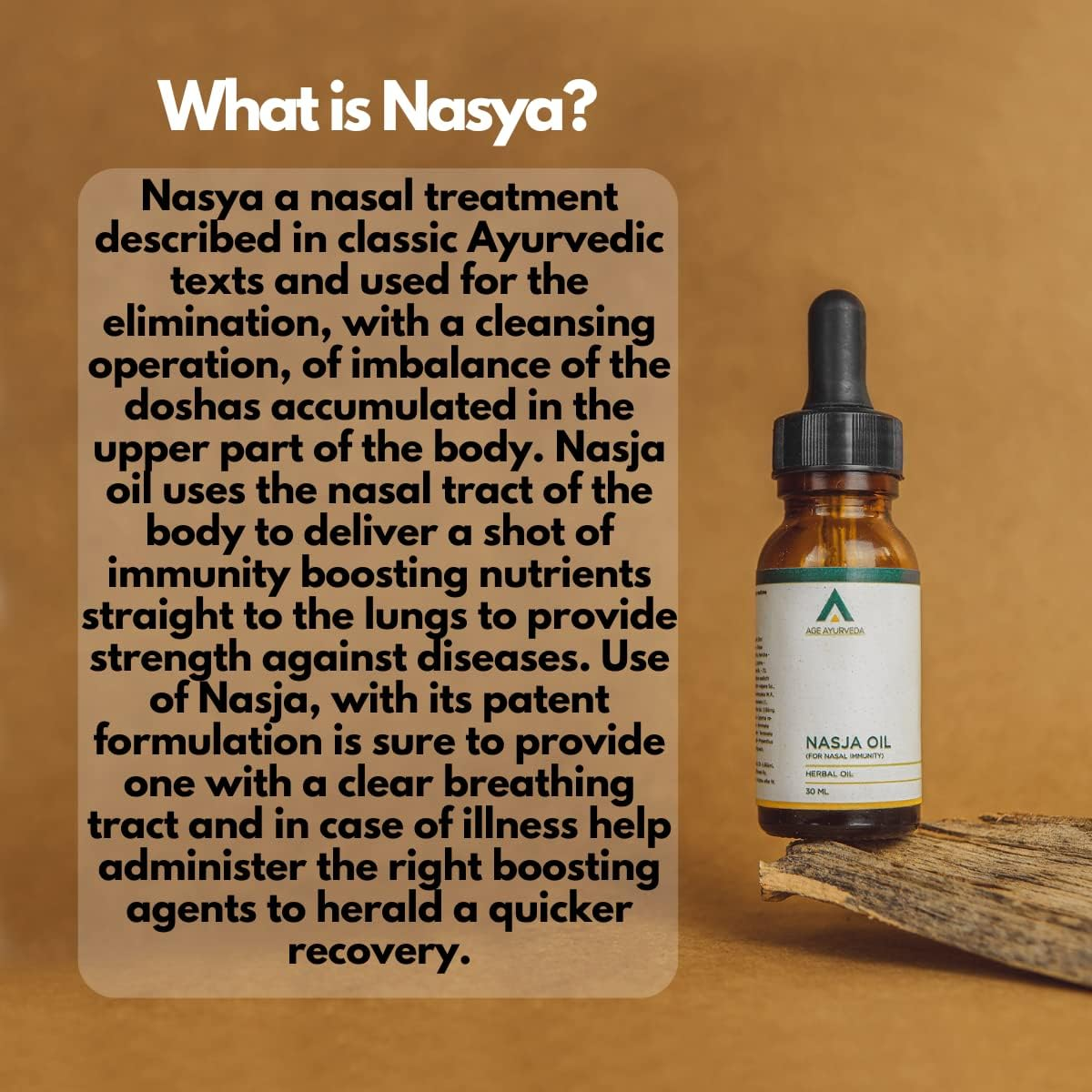 Age Ayurveda Nasja Oil 30 Ml Nasal Drop for Dry Nose Unblocked Nasal Congestion Sinusitis Allergies | Health and Nasal Immunity (Pack of 1) image number 5