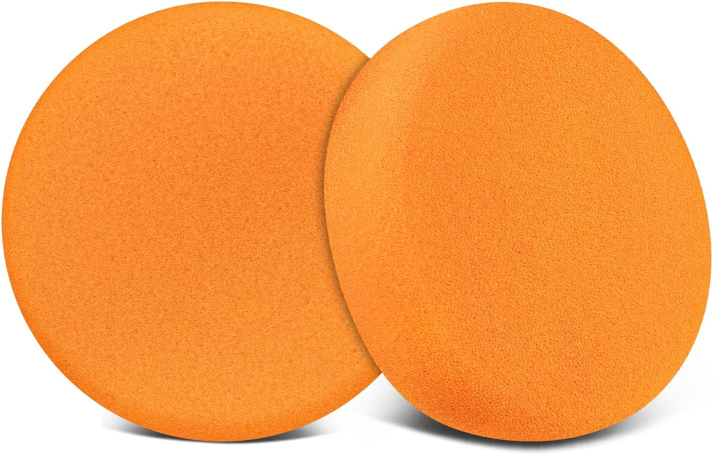 SOULWIT 6 Pcs Replacement Earpads for Koss Porta Pro, KSC11, KSC17, KSC75 Headphones, Soft and Durable Sponge Ear Pads Cushions with High-Density Foam - Orange