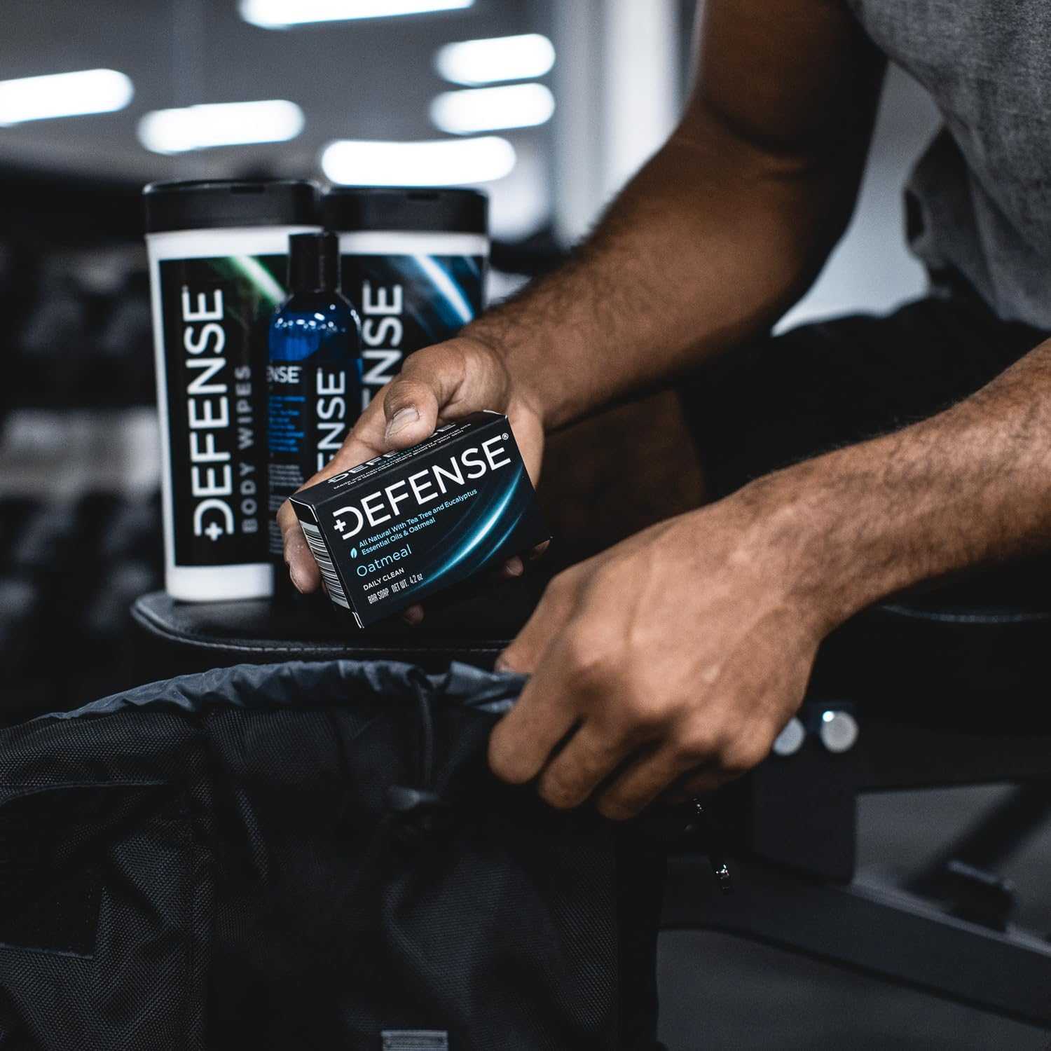 (Oatmeal) - Defence Soap, Oatmeal, 120Ml Bar (Pack of 12) - 100% Natural and Herbal Pharmaceutical Grade Tea Tree Oil