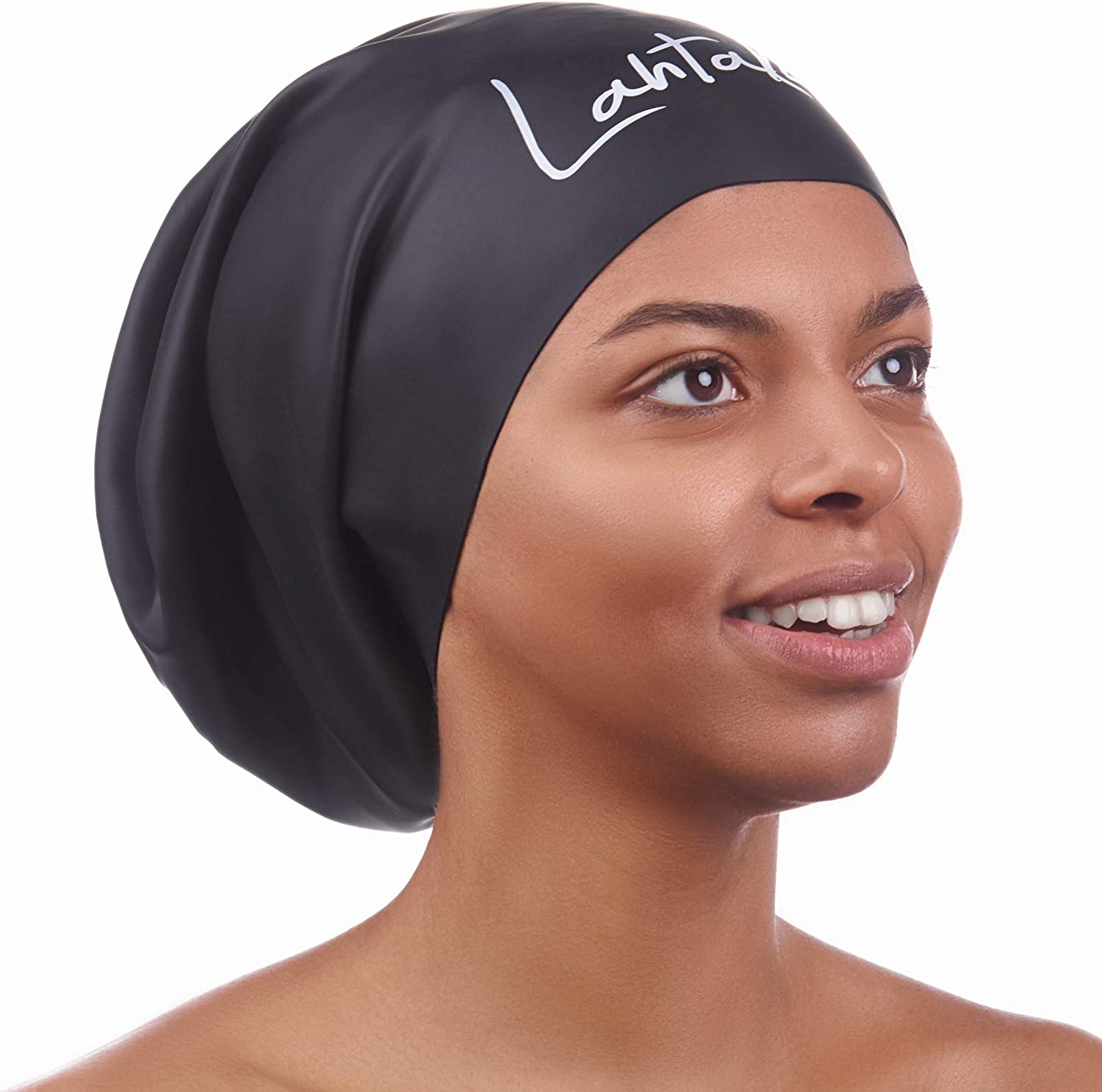Long Hair Swim Cap | Swimming Caps for Women Men | Extra Large XL Waterproof Silicone | Dreadlocks Braids Afro Hair Extensions Weaves Dry Hair | Durable Adult Swim Hat | Open Water Swimming Pool