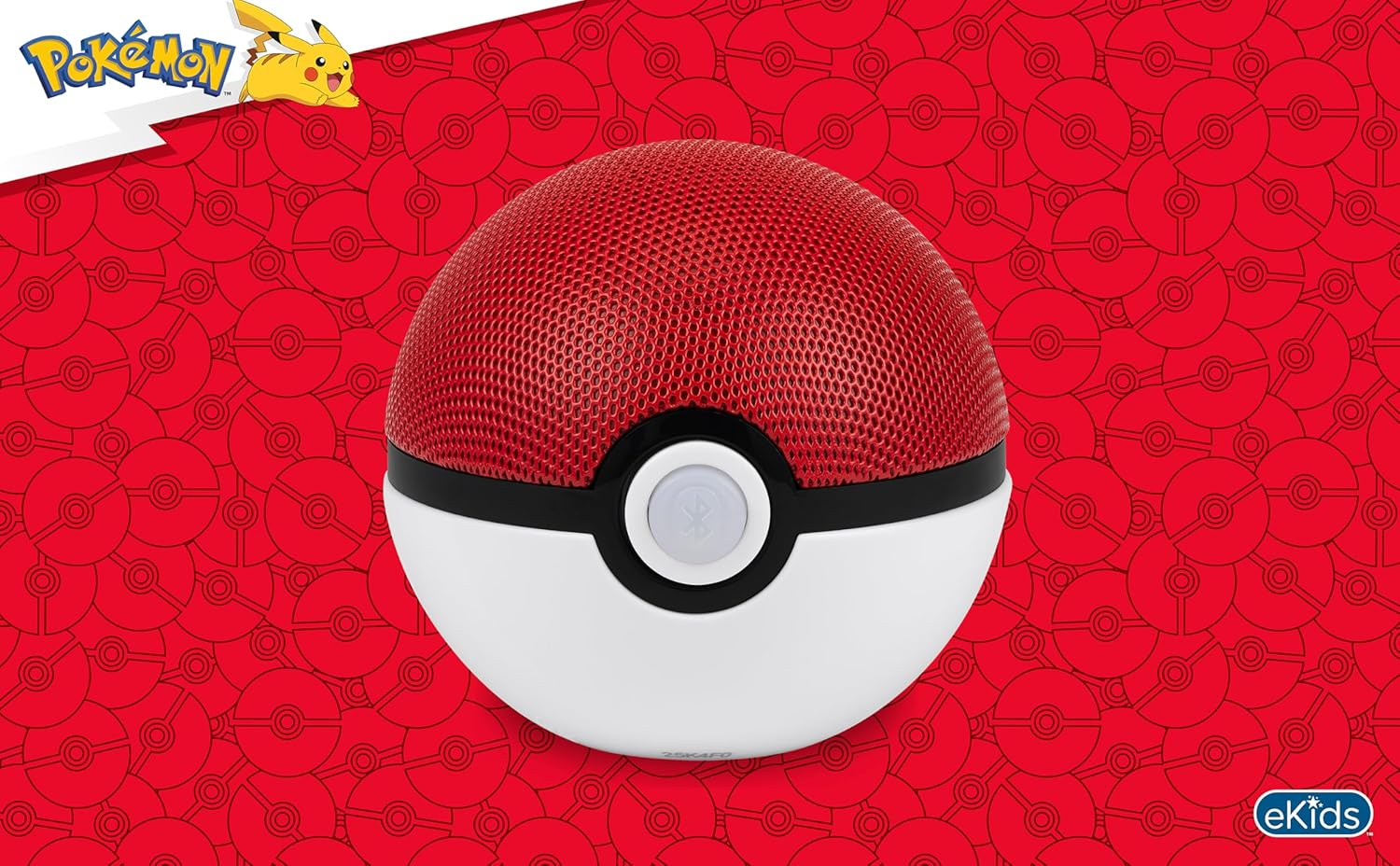 Ekids Pokemon Pokeball Bluetooth Speaker, Wireless Speaker with Rechargeable Battery and USB-C Charging Cable image number 3