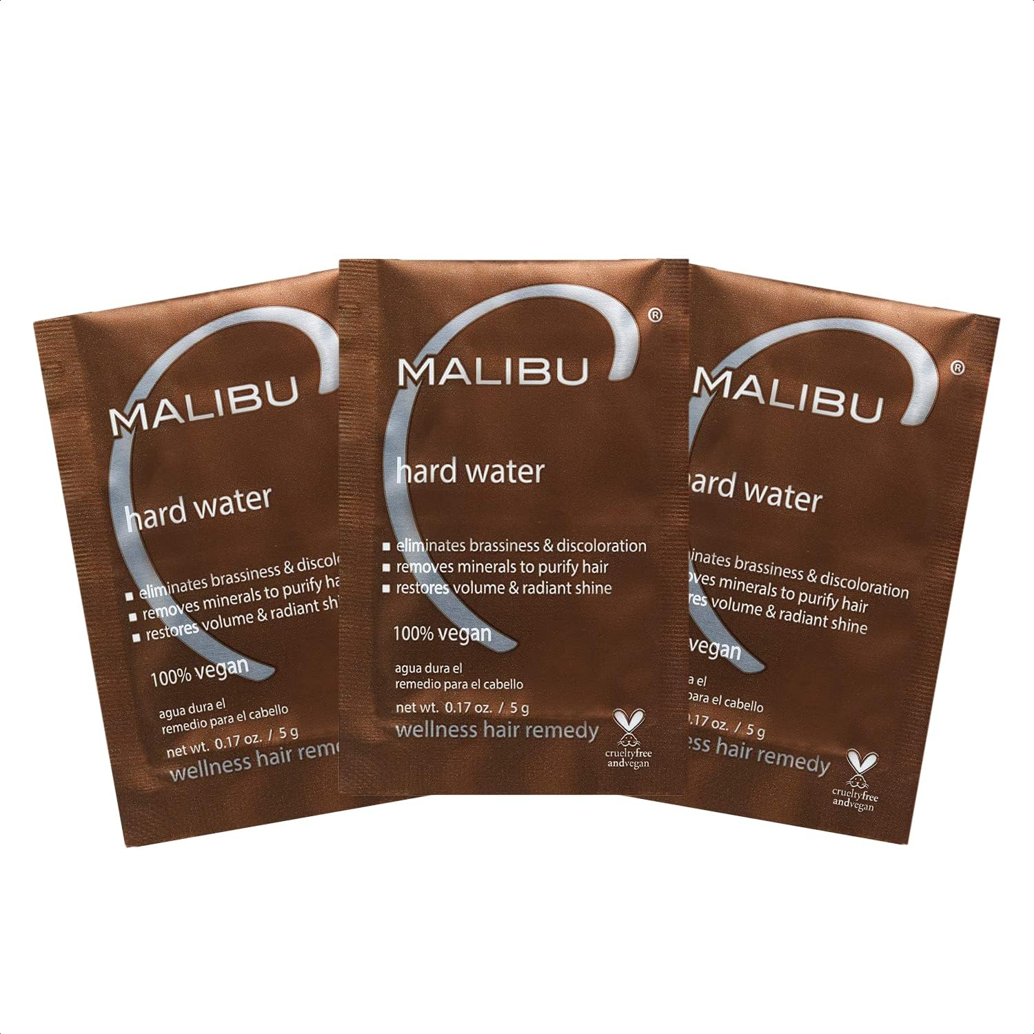 Malibu C Hard Water Wellness Hair Remedy, 3 Count image number 1
