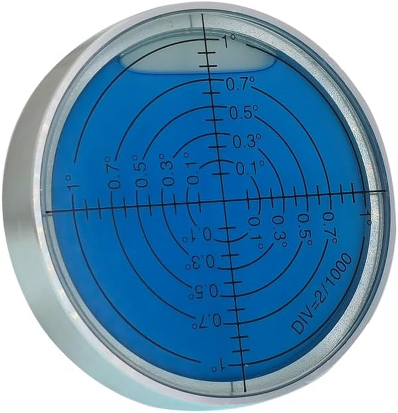6-Point High-Precision Universal Horizontal Bubble Metal Level Water Level Gauge, Small Household Use 3 Points (6 '/2Mm（Blue Magnetic）) image number 2
