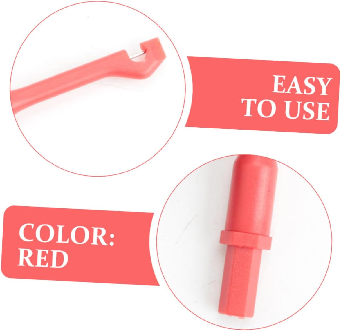 Homoyoyo Multimeter Probe Wire Piercing Testing Tool with Insulated Clip Red Circuit Test Probe for Automotive and Electrical Circuit Detection image number 5