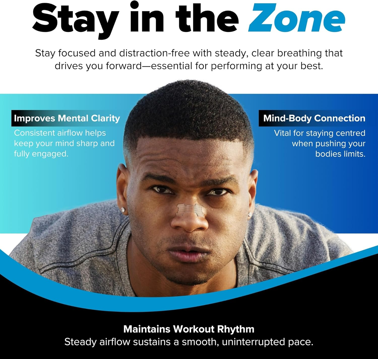 Active Strips Pro - 30 Pack Nasal Strips for Running, Sports, and High-Intensity Workouts: Maximum Lift & Strong Adhesion. Ideal for Runners, Cyclists, and Athletes. image number 1