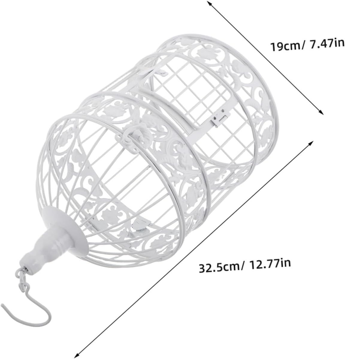 Iplusmile European Iron Birdcage for Home Decor Vintage Bird Cage Centerpiece for Weddings Hotels and Photography Props Small Decorative Sculpture Height image number 3