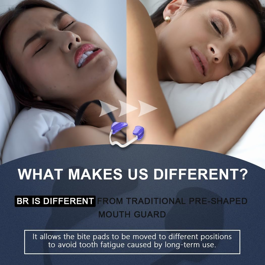 KOHEEL BR Mouth Guard for Teeth Grinding, Adjustable Night Guard, Stops Bruxism Dental Guard (4 Count) image number 5