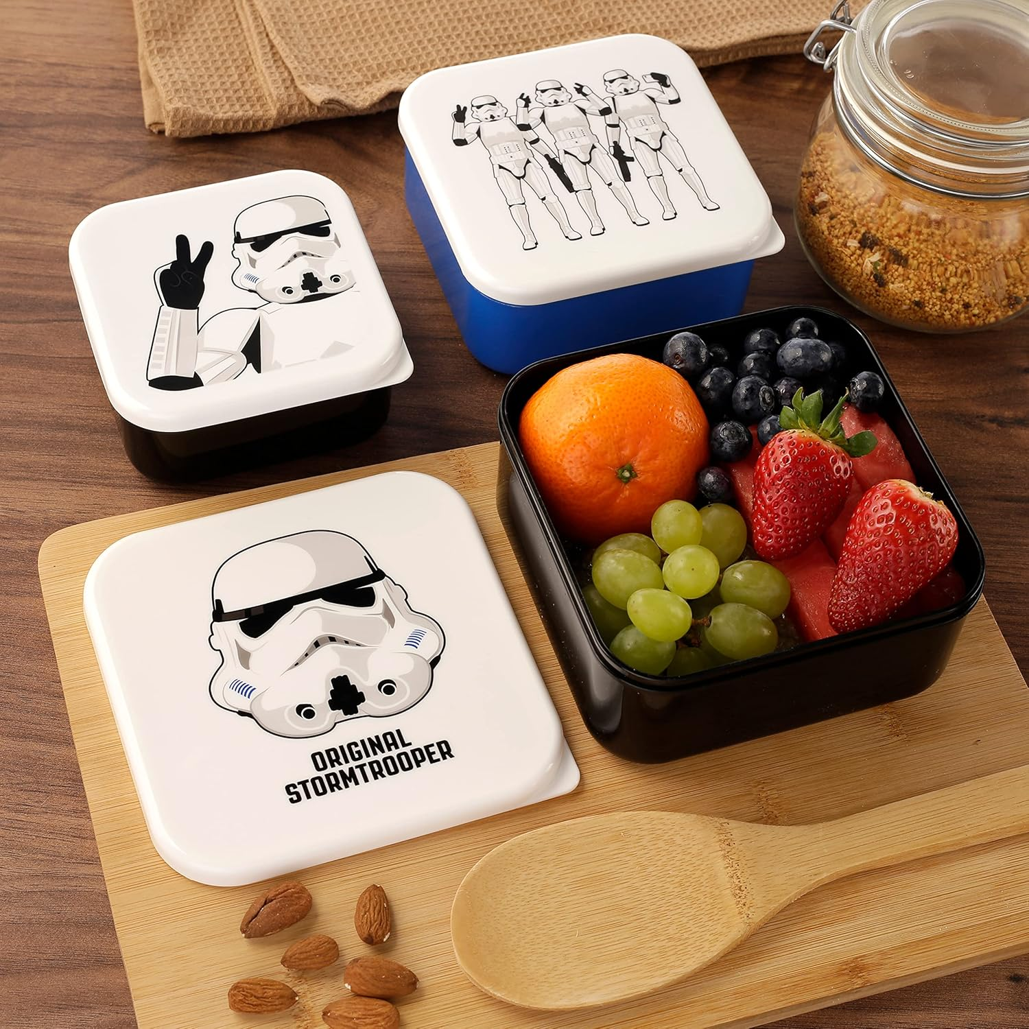 Set of 3 Lunch Boxes - the Original Stormtrooper M/L/XL Food Storage & Travel image number 1