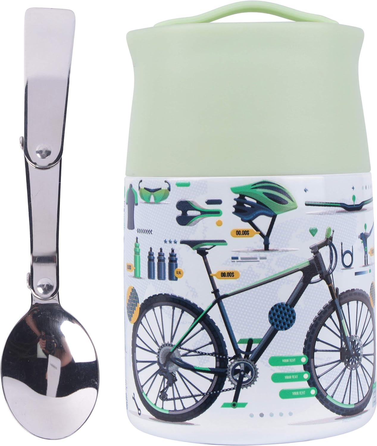 MAISON HUIS 8Oz Soup Thermo Wide Mouth Vacuum Insulated Thermo Food Jar, Leak Proof Stainless Steel Food Thermo for Hot&Cold Food Kids Food Lunch Soup Container for School Travel(Purple) - -Pink04 image number 3