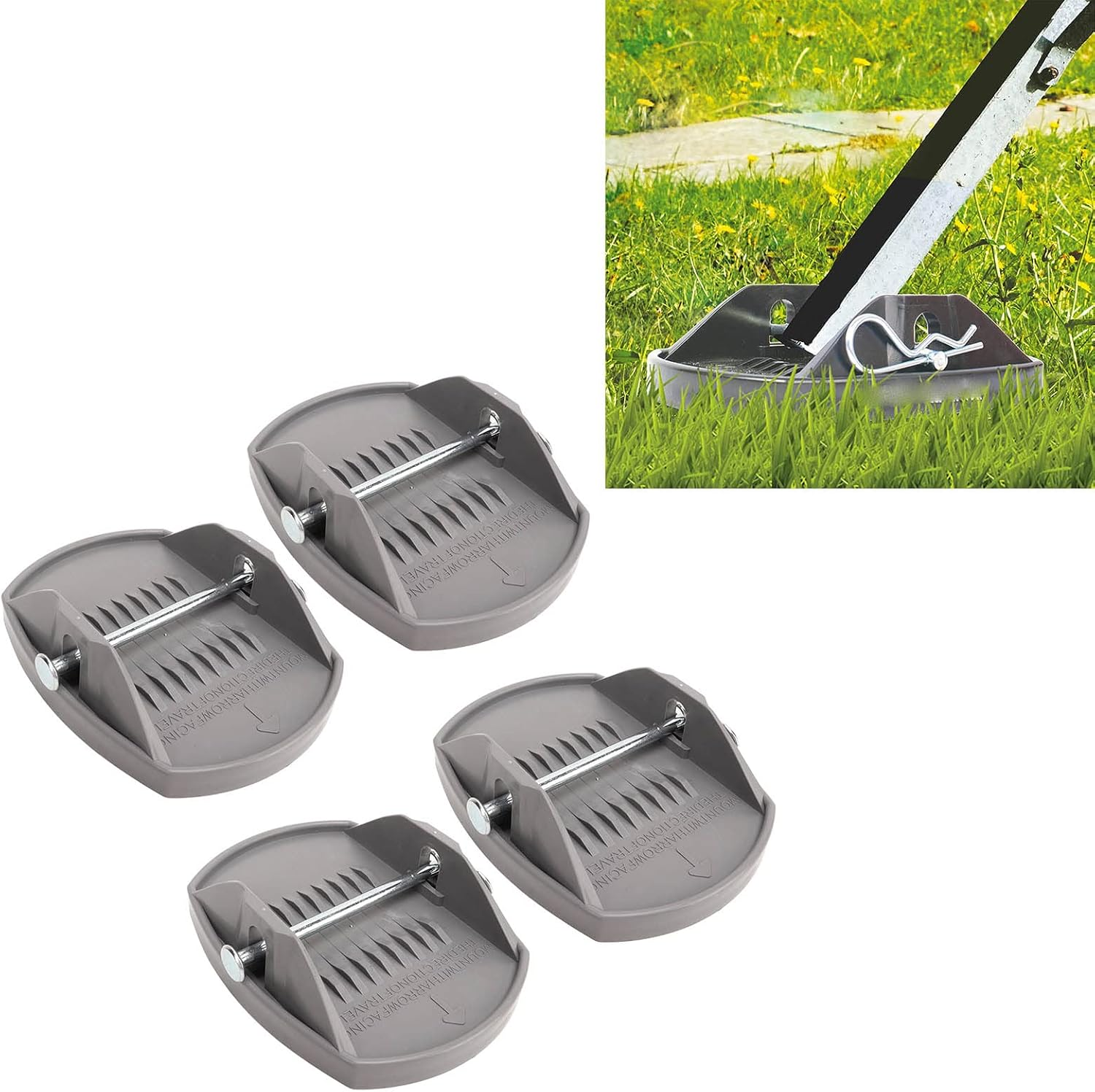 Caravan Jack Pad, 4Pcs Heavy Duty Jack Pads Set Load Dispersion, Prevent Sinking, Proof, Practical Accessories for Caravan RV image number 1