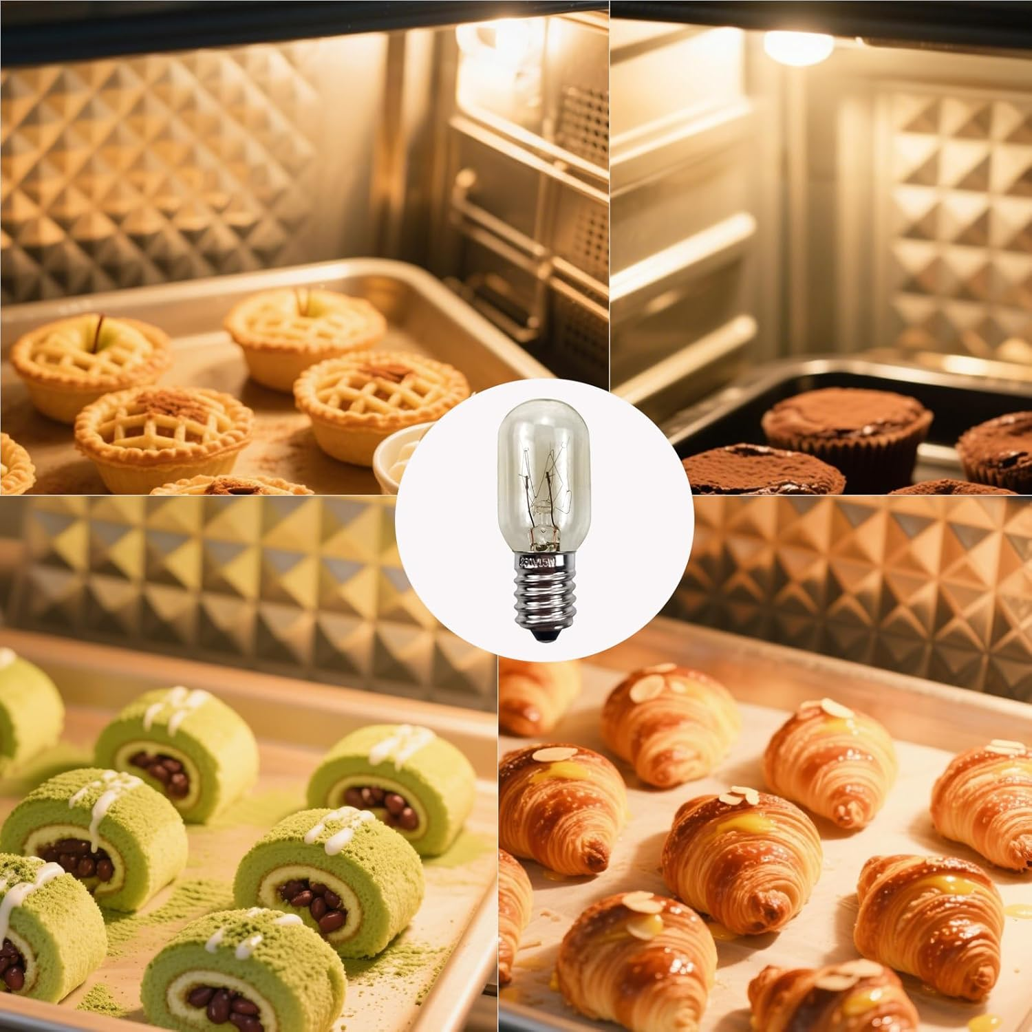 Loimon 15W E14 Light Bulbs | Heat Resisting & Long Lasting Globe Bulbs for Night Lights, Salt Rock Lamps, Wax Diffusers and Candle Warmers image number 6