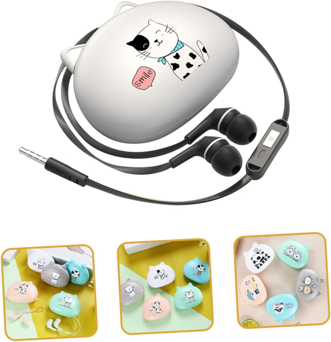 In-Ear Corded Earphones with Microphone Compatible with Popular Smartphones Wired Earbuds Portable for Mobile and Computer Use Dc0.5-2.0V Voltage Range image number 4