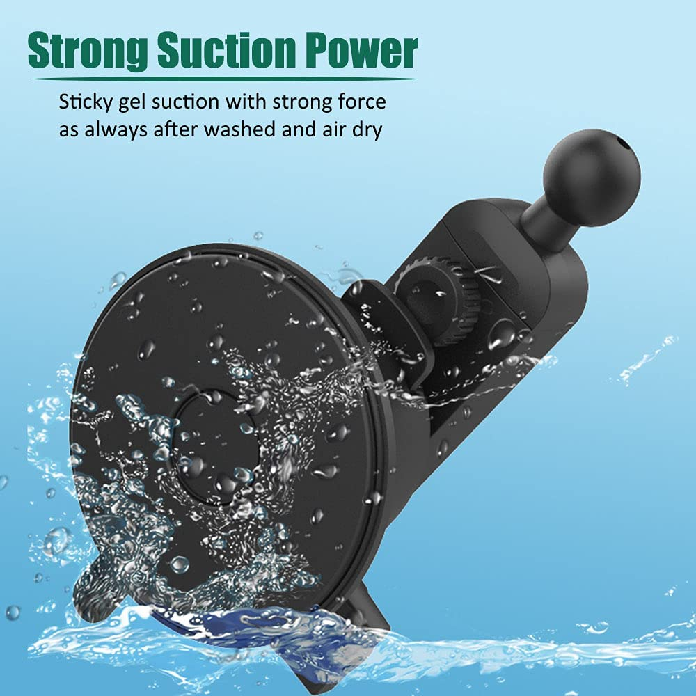 Car Dashboard Holder Tablet Mount, Woleyi Strong Suction Cup Tablet Mount for Windsheild Dash with Flexible Arm for Ipad Pro12.9 Air Mini, Iphone, Galaxy Tabs, More 4-13" Phones and Tablets image number 5