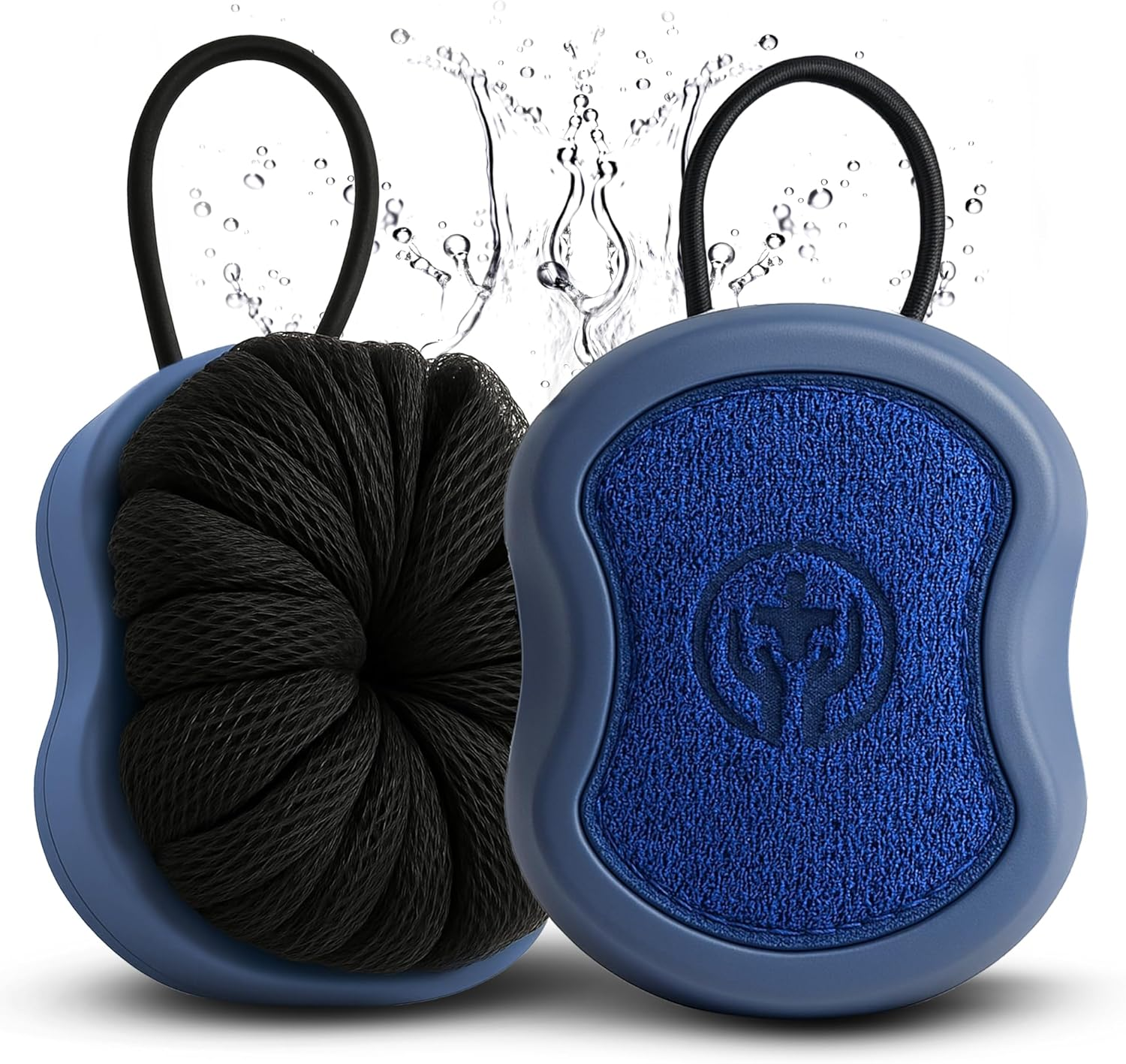 Shower Scrubber for Body 2-In-1 : 2 - Pack High Foaming Body Scrubber Exfoliator for Men, Ergonomic Shower Scrub, Deep Exfoliating Travel Bath Brush Loofah for Women, Durable Skin Wash Tool image number 5
