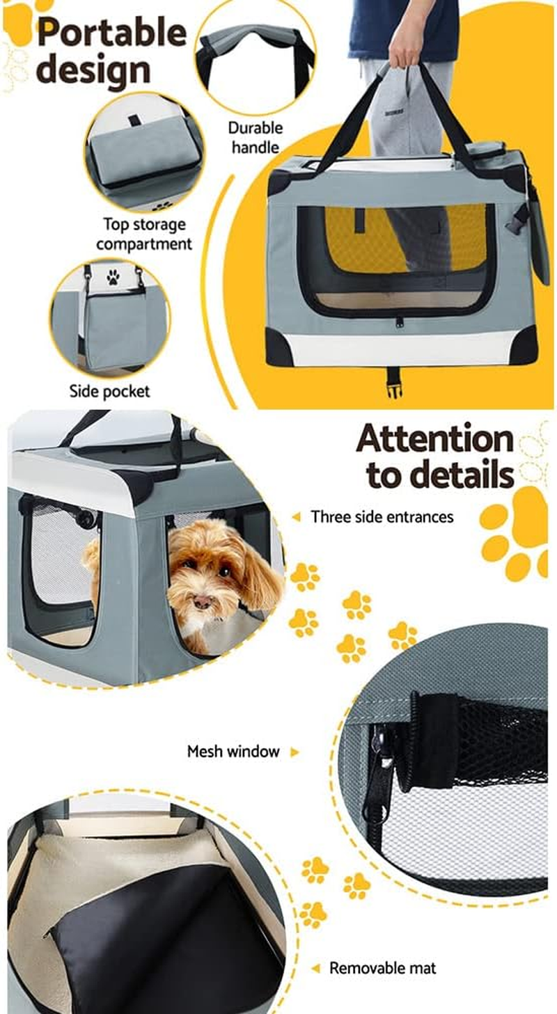 Pet Carrier Soft Crate Dog Cat Travel Portable Foldable Car 2XL Large Size image number 3