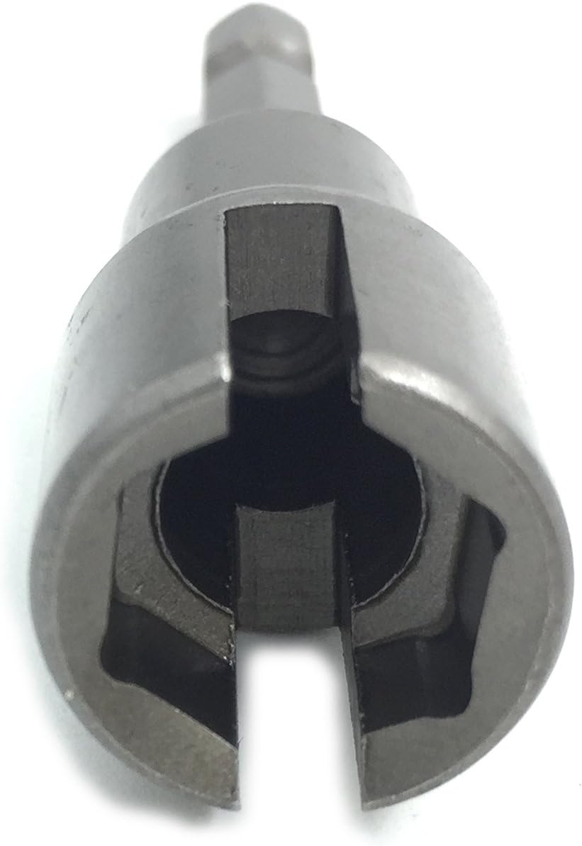 (2Pc) Power Wing Nut Driver Set,Slot Wing Nuts Drill Bit Socket Wrenches Tools Set,1/4" Hex Shank Drills Bits for Panel Nuts Screws Bolt image number 2