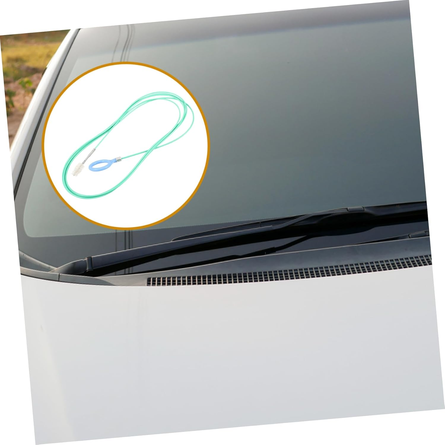 TEMPNAP Drain Brush Cleaning Tool Flexible Car Roof and Air Conditioner Drain Pipe Cleaner Brush for Automotive Leak and Clog Removal, Extra Long Handle for Car Care Maintenance image number 4