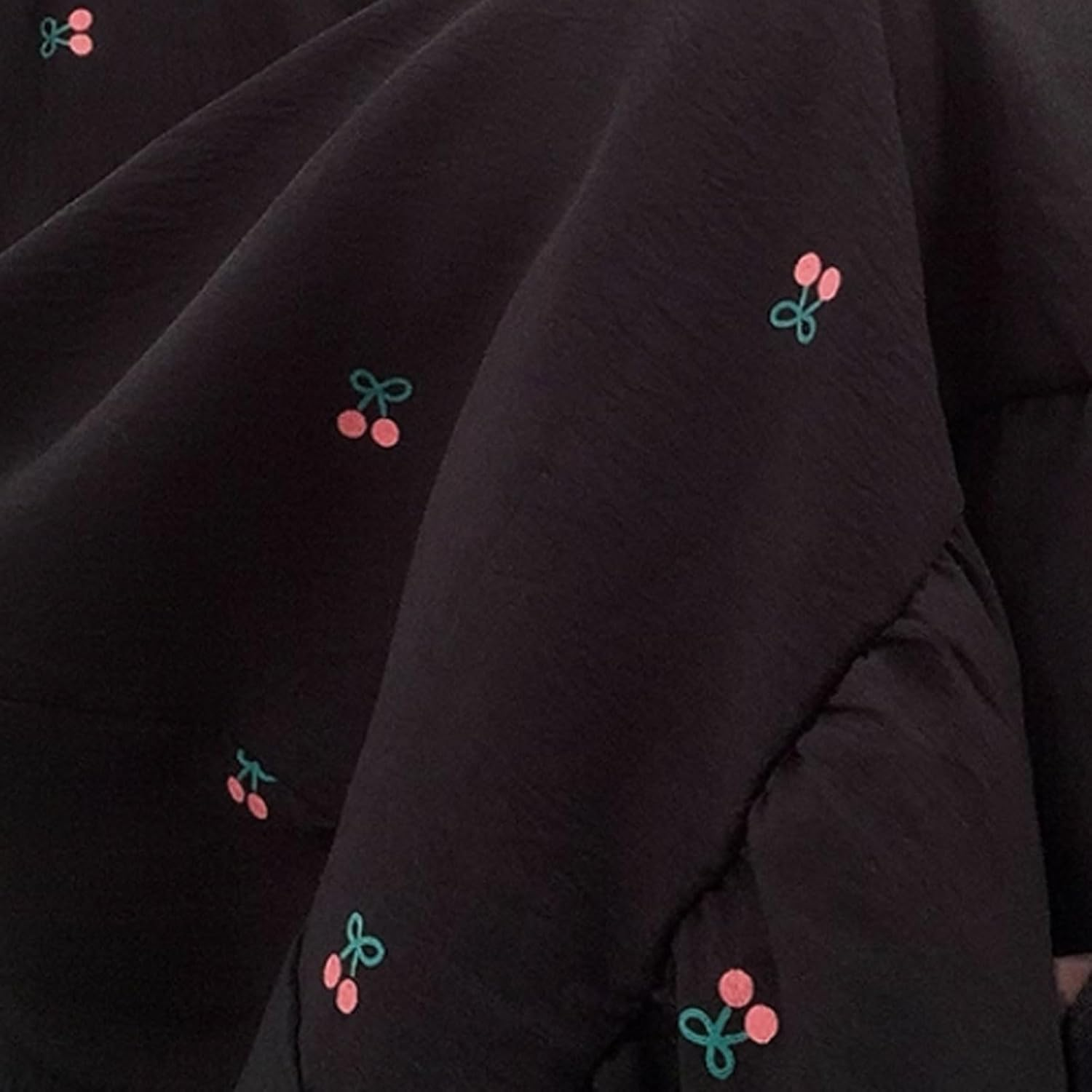 Polyester Blended Nightgown Mid-Length Loose with Chest Pad Nightdress Suspenders Nightgown Can Be Worn Outside image number 6