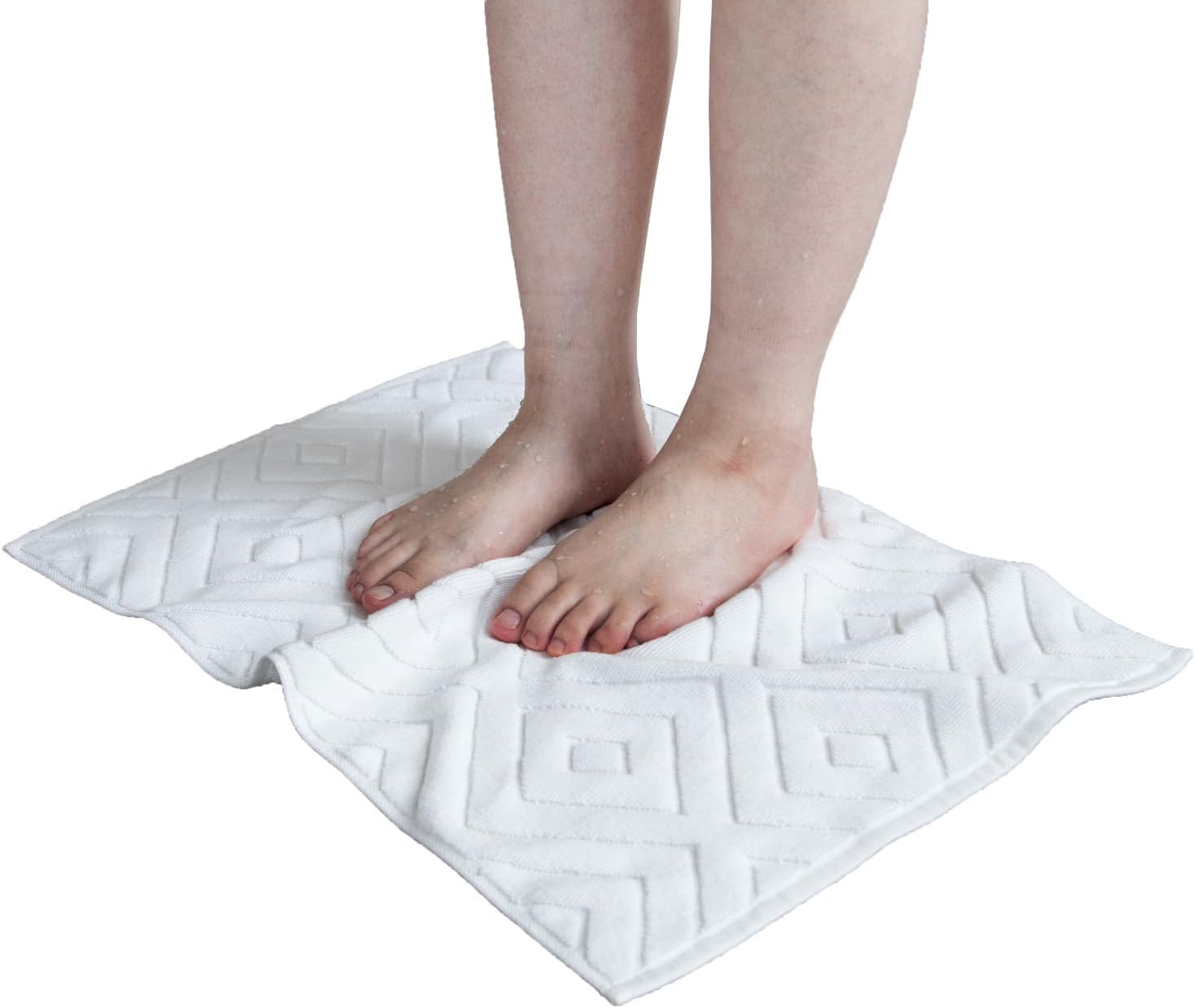 Oka Aeri Towel Bath Mat, Approx. 15.7 X 23.6 Inches (40 X 60 Cm), Beige, Absorbent, Quick Drying, Washable, Safe, Inn, Hotel, Stylish, Foot Cleaning Mat