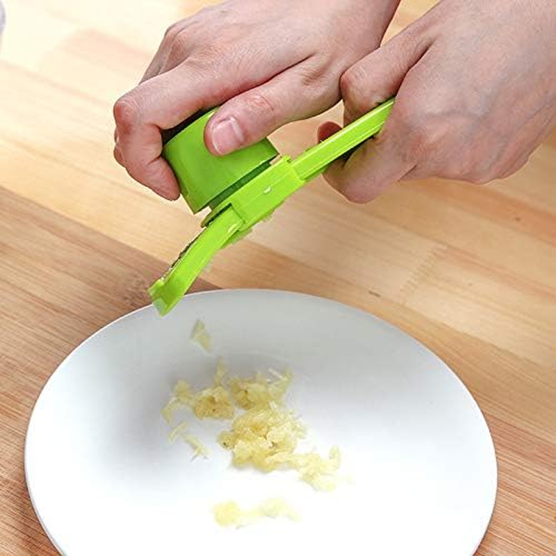 Garlic Grater Tool Garlic Press Garlic Mincer Crusher Graters for Kitchen(Green) image number 6