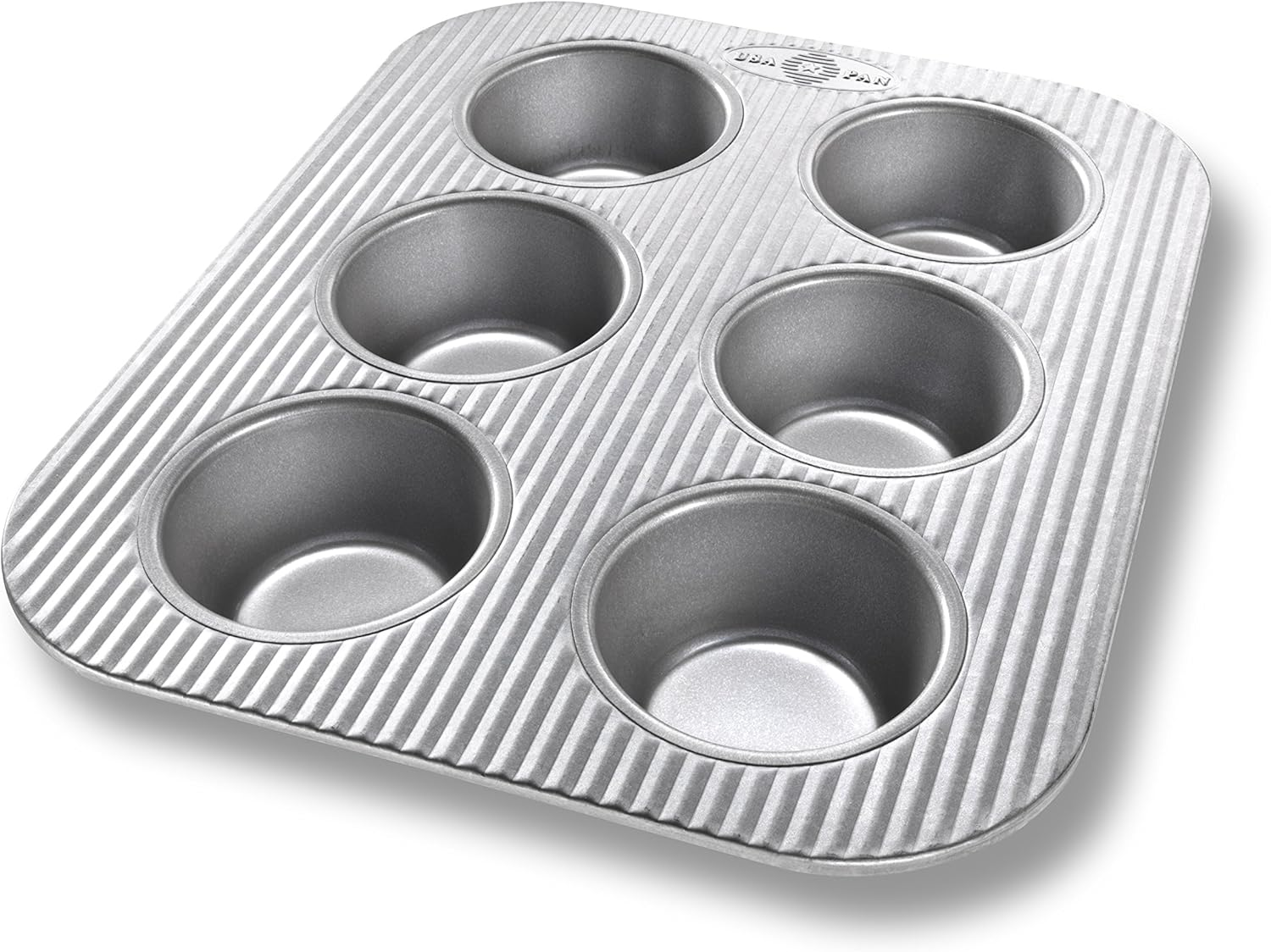 USA Pan Bakeware Mini Cupcake and Muffin Pan, Nonstick Quick Release Coating, 24-Well, Aluminized Steel image number 1