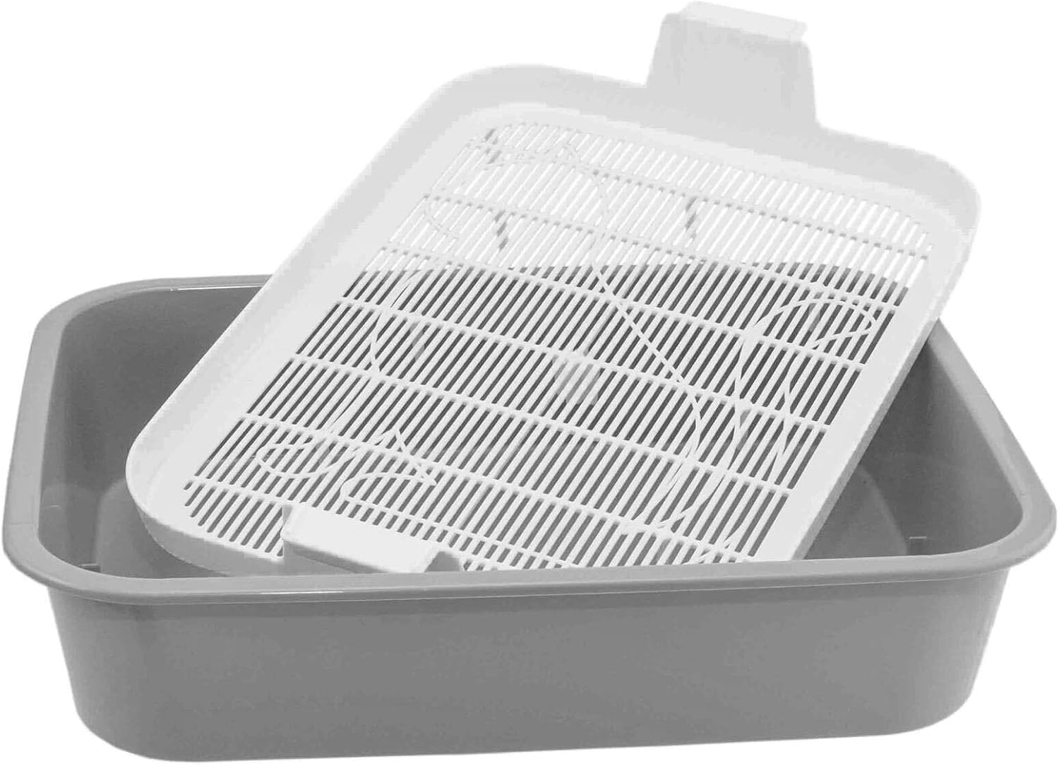 4Big.Fun Kitten Litter Tray Small Cat Litter Tray for Kittens with Strainer Toilet for Small Animals Rabbit Toilet Rodent Toilet