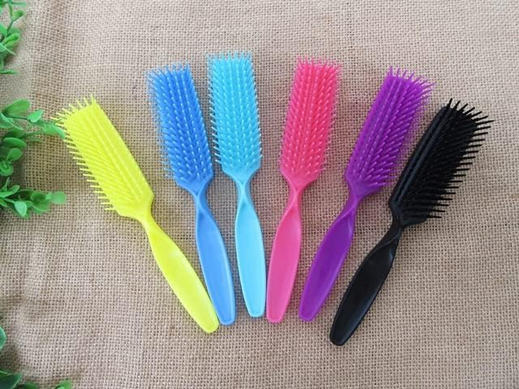12 New Candy Color Comfort Hairbrush Combs Mixed