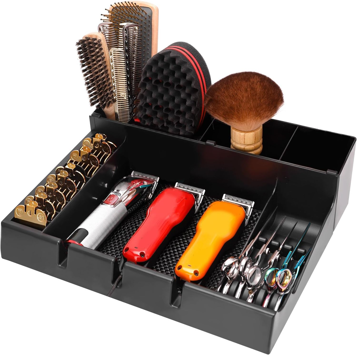 Barber Clipper Tray Detachable Slip Hair Styling Tools Organizer for Salon Shop Desktop image number 4