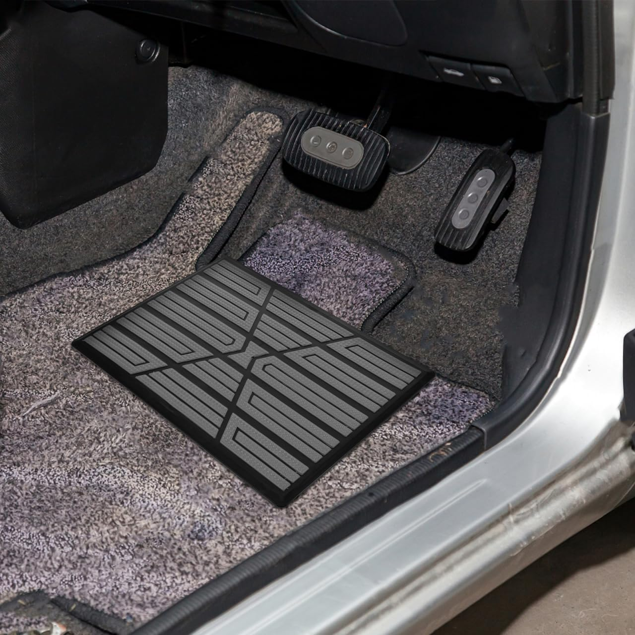 GLEAVI Car Foot Mat Repair Patch Nonslip Pp PVC Pedal Pad Replacement Automotive Carpet Protector for Easy Installation and Durable Foot Rest