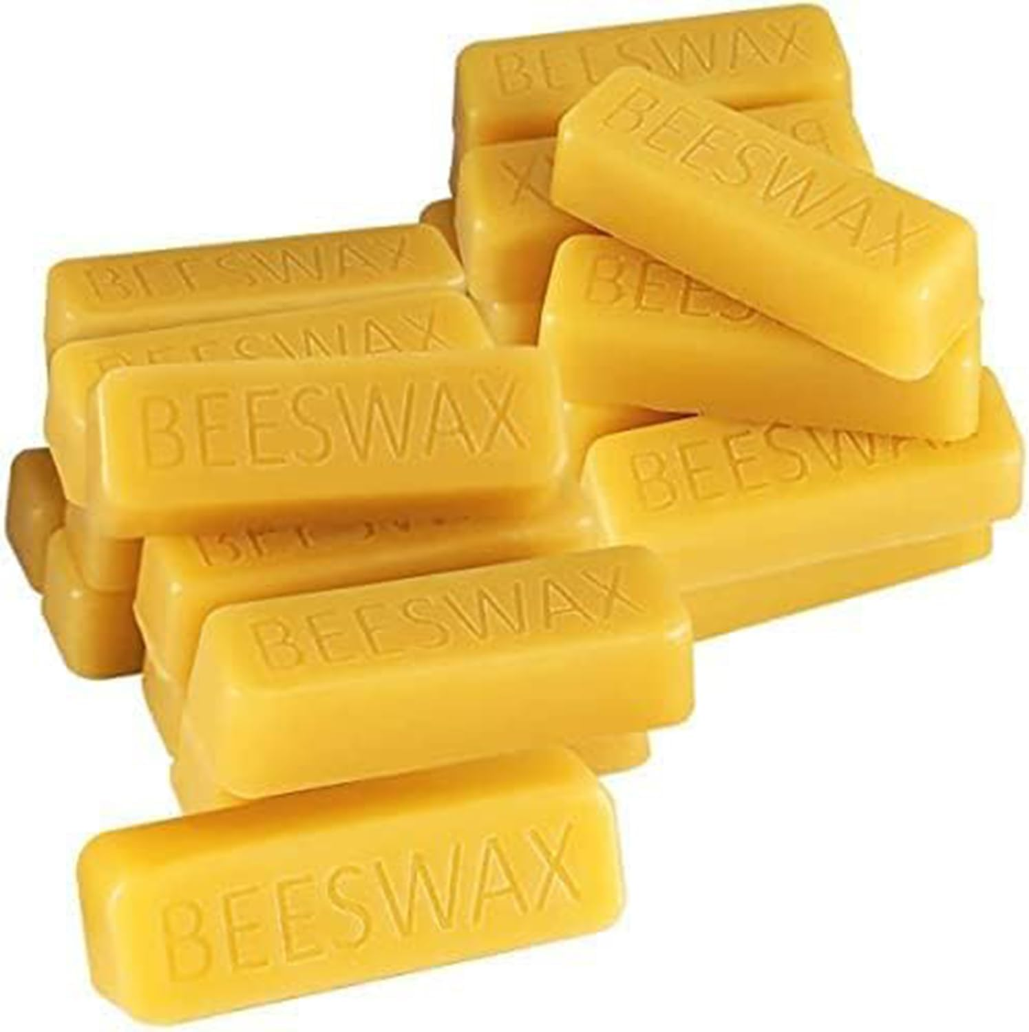 Tooget 36Pcs Yellow Beeswax Bars, Natural Beeswax Block Bees Wax Pure Bar Wax for Candle Making, Skincare, Furniture Polish, DIY Crafts - 40 OZ image number 6
